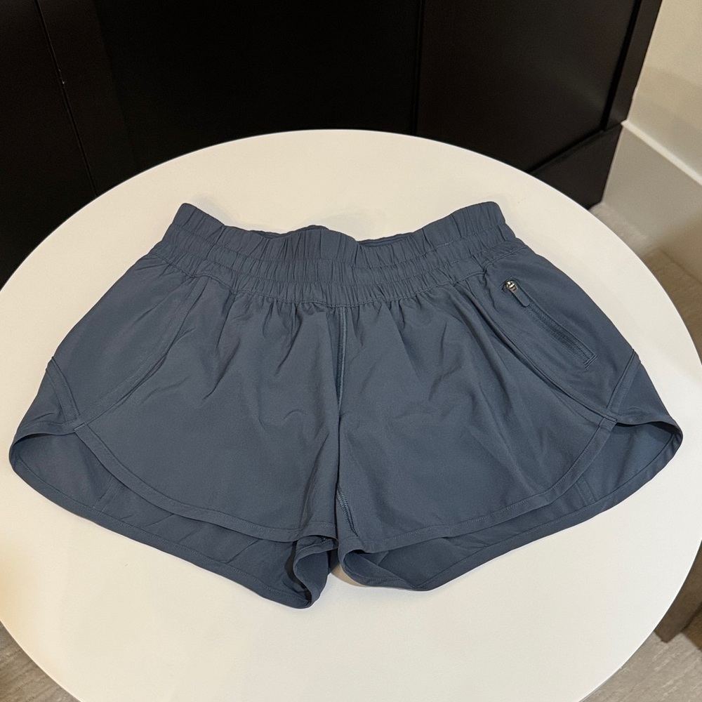 lululemon athletica Steel Blue Athletic Shorts
